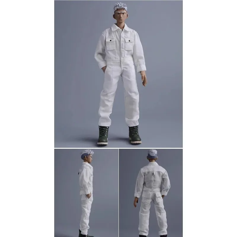 1/12 Scale Casual Workwear Jumpsuit for Figures 3 1/12 Scale Casual Workwear Jumpsuit for Figures - Image 3