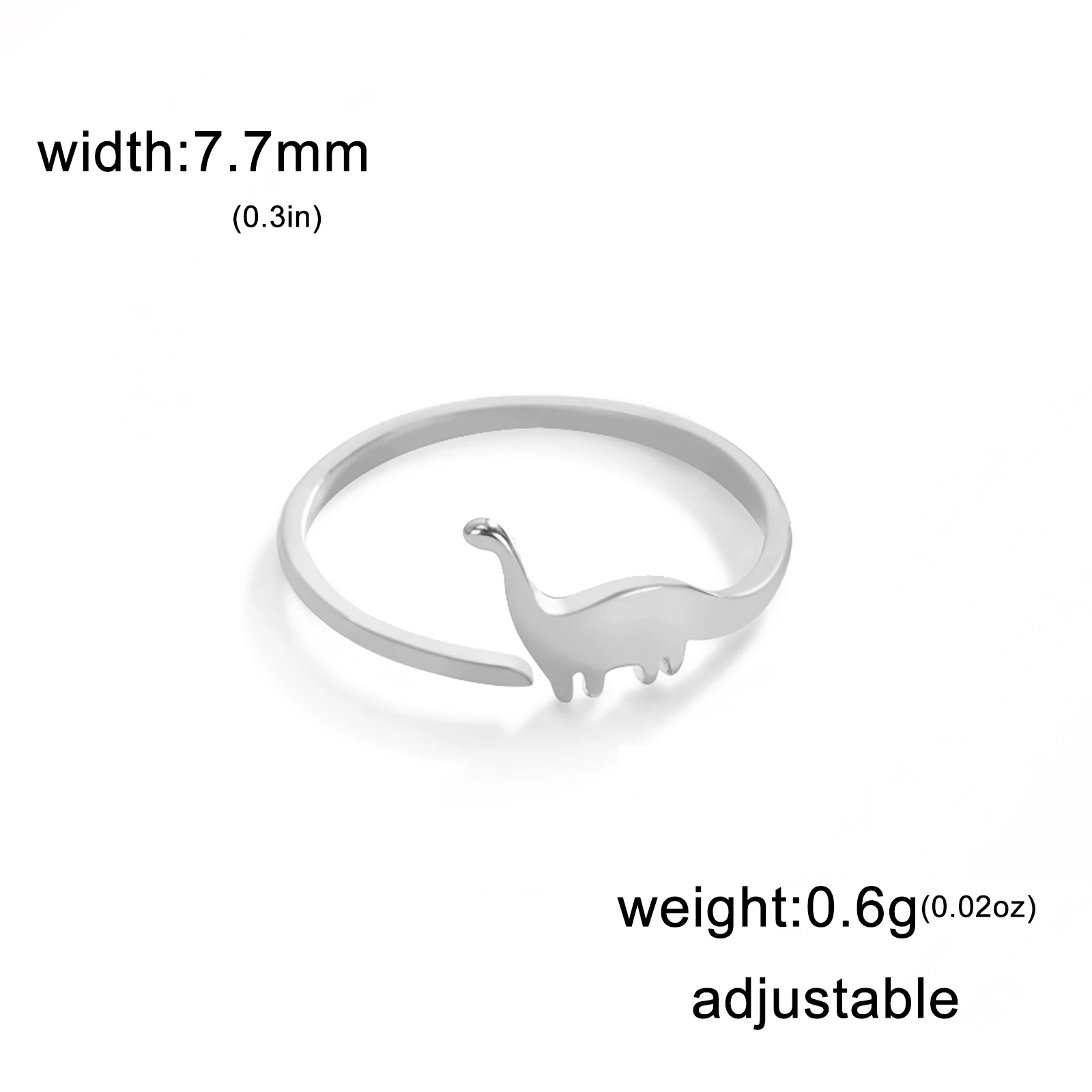 Adjustable Dinosaur Ring for Women 8 Adjustable Dinosaur Ring for Women - Image 8