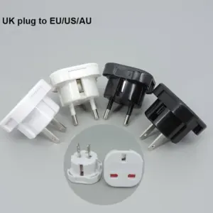 UK to EU US AU Travel Adapter for Seamless Power
