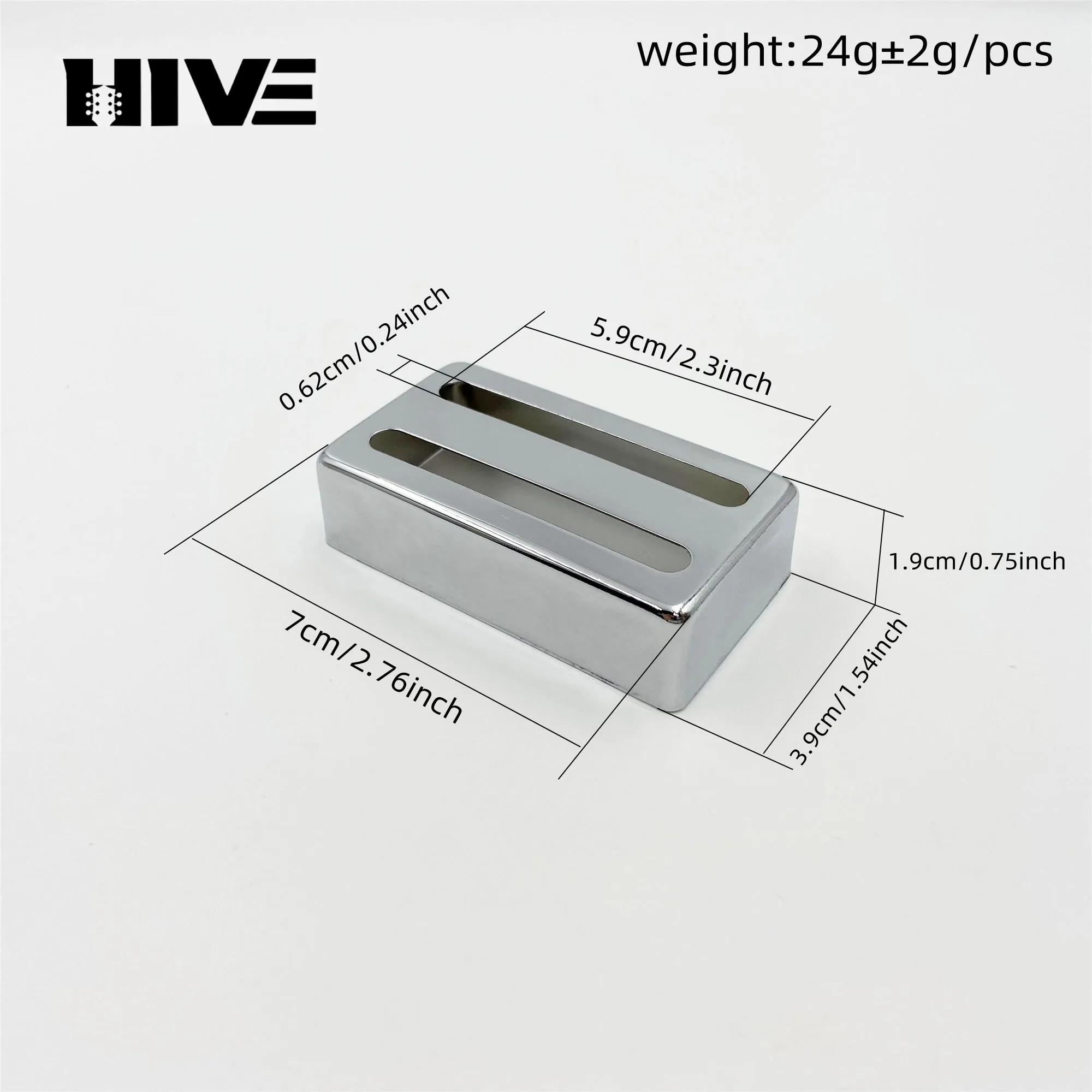 Metal Pickup Cover for Electric Guitars 6 Metal Pickup Cover for Electric Guitars - Image 6