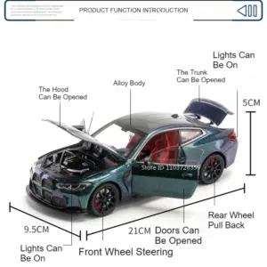 BMW M4 1:24 Scale Miniature Car Model 11 S08d49e559fc7419d8021164d3fb52f92I