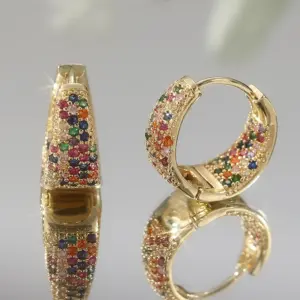 Multicolored Cubic Zirconia Hoop Earrings 6 S08f4c20402a14ff0b7ad27d2853b9a6bD