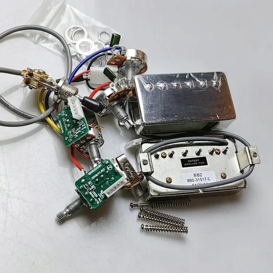 Alnico 5 Humbucker Pickups Set for Guitar 3 Alnico 5 Humbucker Pickups Set for Guitar - Image 3