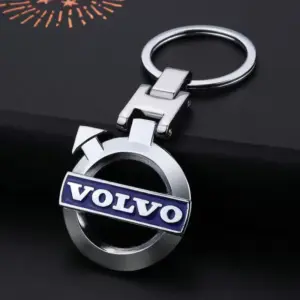 Silver Car Logo Keychain for Vehicle Enthusiasts 6 S09270ed50a3846a395d5955118f8e8a1u