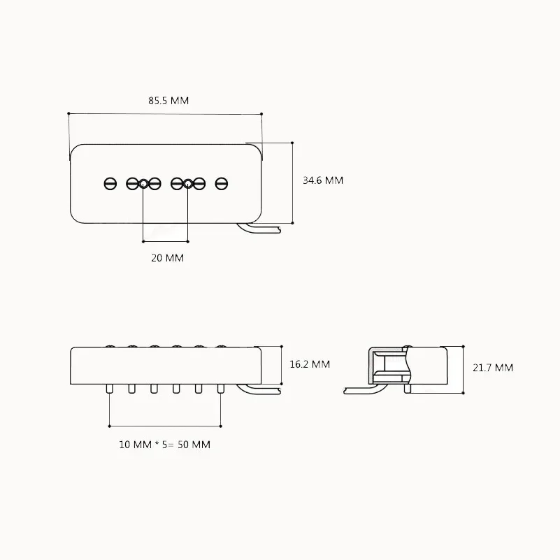 Genuine Epi P90 Guitar Pickups Set 5 Genuine Epi P90 Guitar Pickups Set - Image 5