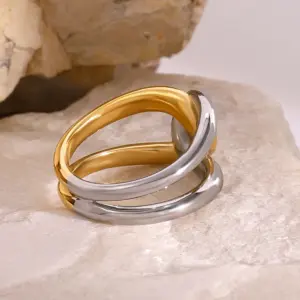 Modern Geometric Stainless Steel Ring 12 S0934e3d7995942f785ece37dcb92f26dD 1