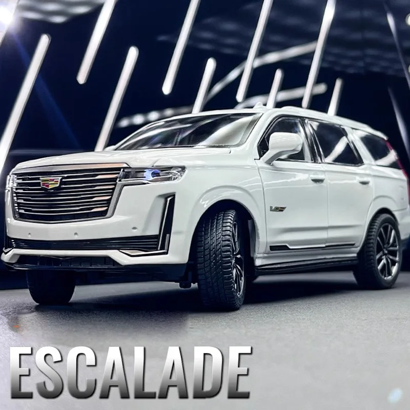 1:24 Cadillac Escalade Diecast Model in White 2 1:24 Cadillac Escalade Diecast Model in White - Image 2