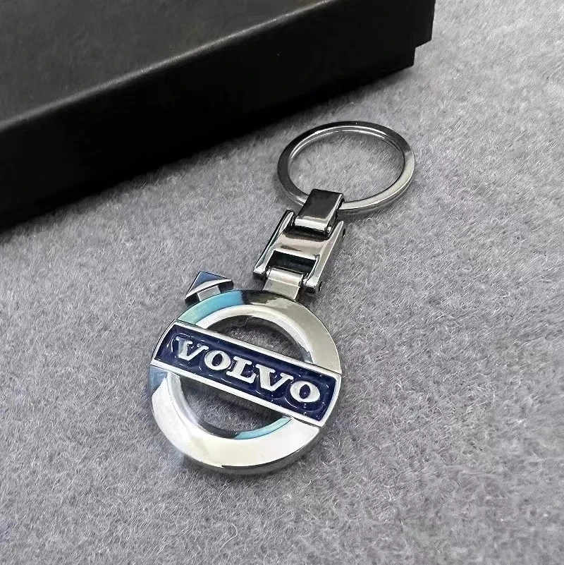 Silver Car Logo Keychain for Vehicle Enthusiasts 4 Silver Car Logo Keychain for Vehicle Enthusiasts - Image 4