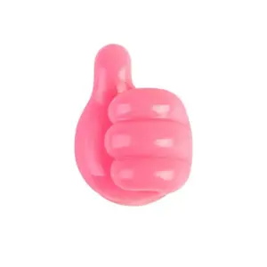 Vibrant Silicone Thumb Wall Hooks Set of 10 16 S09763b6c70c945148b2dfd0ff28b76a1B