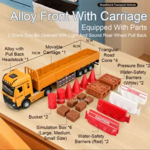 1:32 Scale Construction Truck and Crane Model 9 S097877bab65049cf872e3bc2b633fe60K