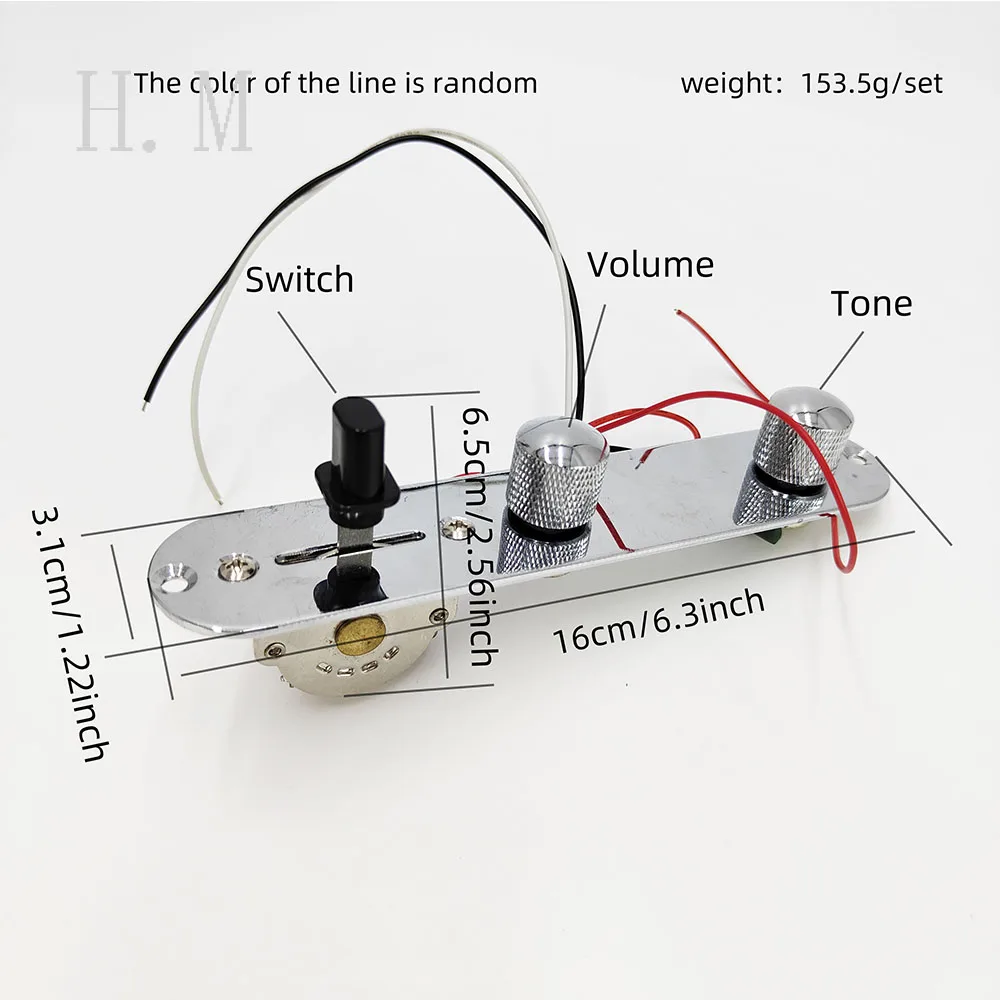Prewired Telecaster Control Plate for Fender Guitars 4 Prewired Telecaster Control Plate for Fender Guitars - Image 4
