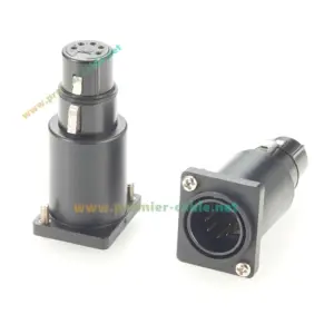 XLR 5Pin Panel Mount Connector Set 11 S098c344ad5ee4f68a892cf2cb8c87f52x