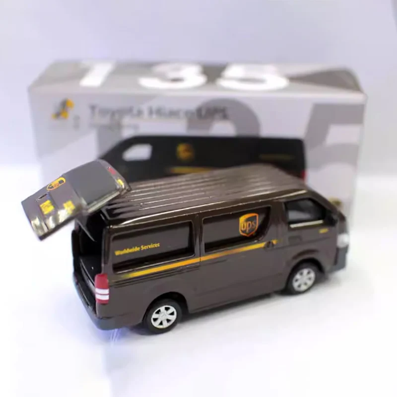 Black Hiace Alloy Van Model 1/64 Scale 6 Black Hiace Alloy Van Model 1/64 Scale - Image 6
