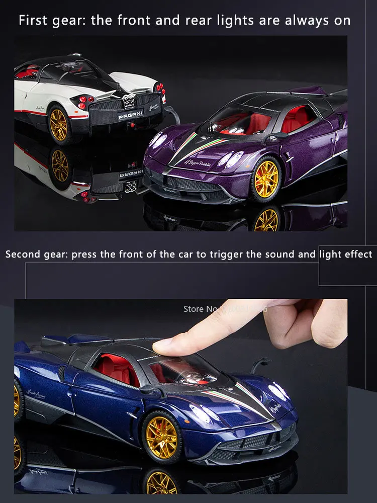 Pagani Huayra Zonda HP 1:24 Diecast Model 4 Pagani Huayra Zonda HP 1:24 Diecast Model - Image 4