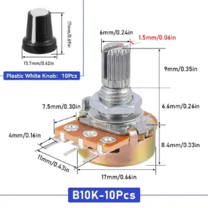 WH148 Potentiometer Set with 1KΩ–1MΩ Resistance 8 S09c029718c6348fdb6a807207ece7c07O