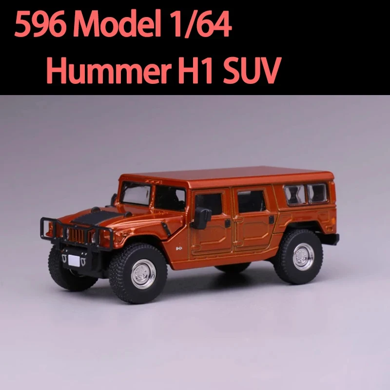 1/64 Scale Diecast Hummer H1 SUV Model by WELLY 9 1/64 Scale Diecast Hummer H1 SUV Model by WELLY - Image 9