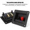 Black Speaker Terminal Junction Box for 2.1 Speakers