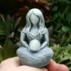 Serene Zen Moon Goddess Statue for Peace