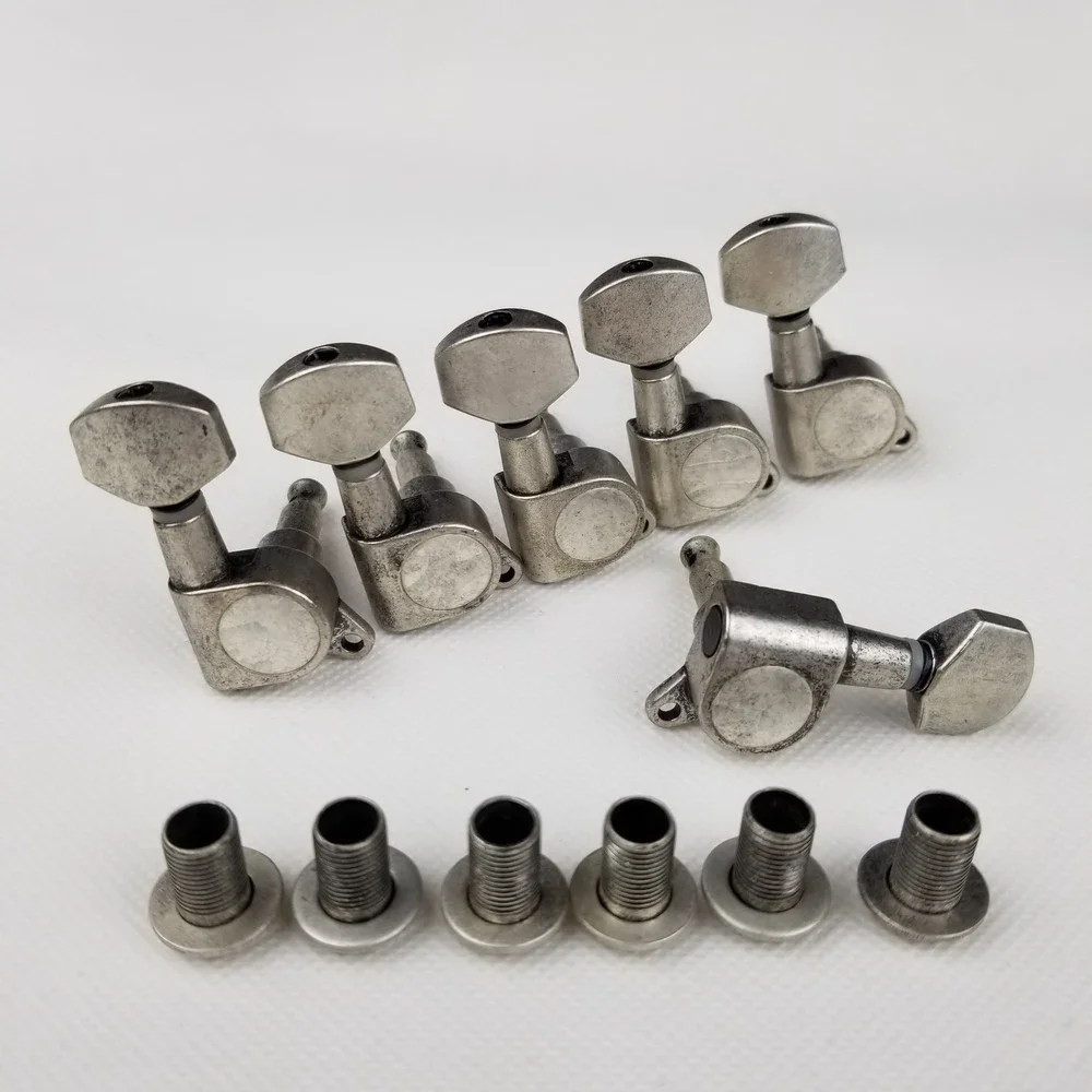 Antique Black Guitar Tuning Pegs Set 3 Antique Black Guitar Tuning Pegs Set - Image 3