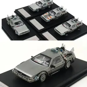 1/64 Scale DeLorean Time Machine Model 12 S09f4a13f40284976989a917947574e21a