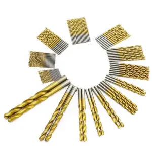 99PCS Titanium-Coated Drill Bit Set 10 S09ffa2ef29cc468e95c4b0928b57a964W