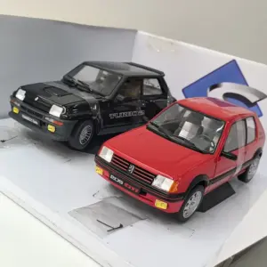 Vintage 1:18 Scale Peugeot 205 GTI & Renault R5 Turbo