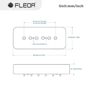P90 Single Coil Guitar Pickup for LP Styles 13 S0a0d392933ef49f3bd7b793e52ce0be2e