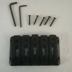 Professional Black Bass Guitar Tailpiece and Bridge 9 S0a0de36529e44e988e5339daa098eaf6p