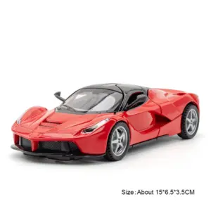 Red Miniature Sports Car Model 1:32 Diecast 17 S0a11654f00544e5288a22e55603b4ed9D