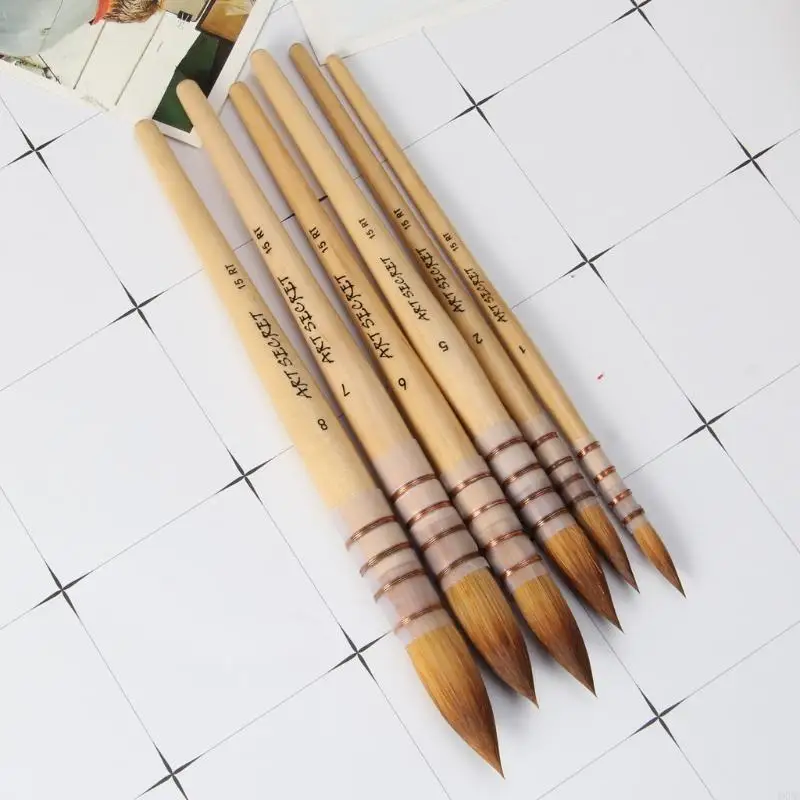 Elegant Handmade Watercolor Brush for Artists 3 Elegant Handmade Watercolor Brush for Artists - Image 3