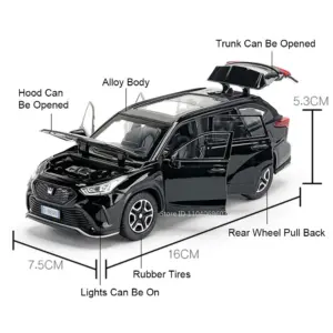 White 1:32 Scale Crown Kluger Model SUV 10 S0a29b7ee55b14a09a484bbd980a585c88