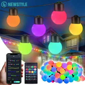 RGB Outdoor String Lights 5m/10m, 25/50 LEDs