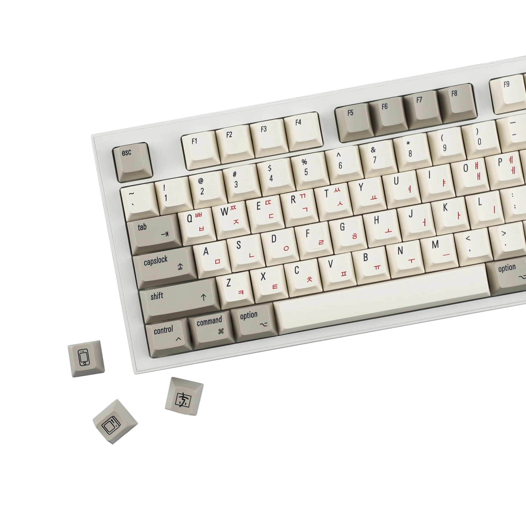 YMDK Cherry Profile PBT Keycap Set 135 pcs 4 YMDK Cherry Profile PBT Keycap Set 135 pcs - Image 4