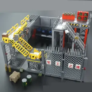 Modern Army Command Center Building Set