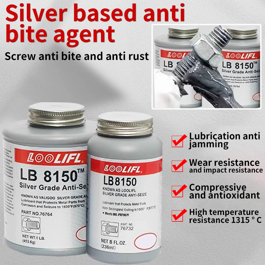 Silver Anti-Seize Lubricant for Industrial Use 2 Silver Anti-Seize Lubricant for Industrial Use - Image 2