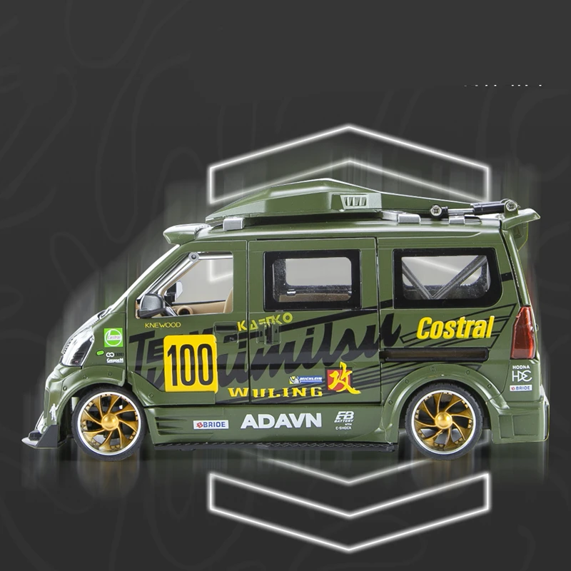 1:24 Wuling Alloy Track Race Car Model 6 1:24 Wuling Alloy Track Race Car Model - Image 6