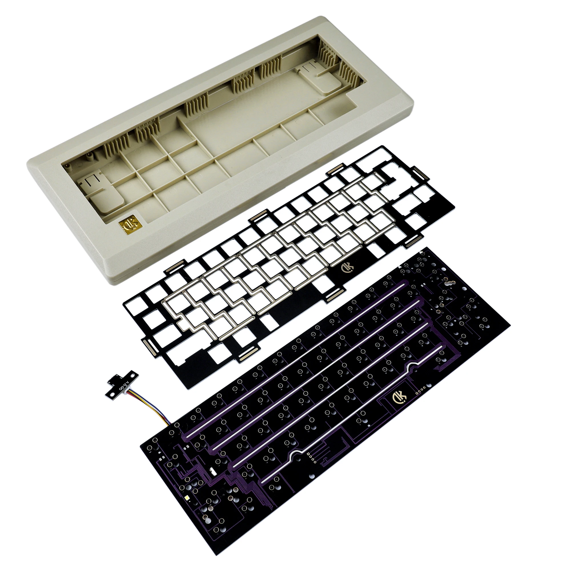 Vintage 60% Mechanical Keyboard Kit with Customizable Features 4 Vintage 60% Mechanical Keyboard Kit with Customizable Features - Image 4
