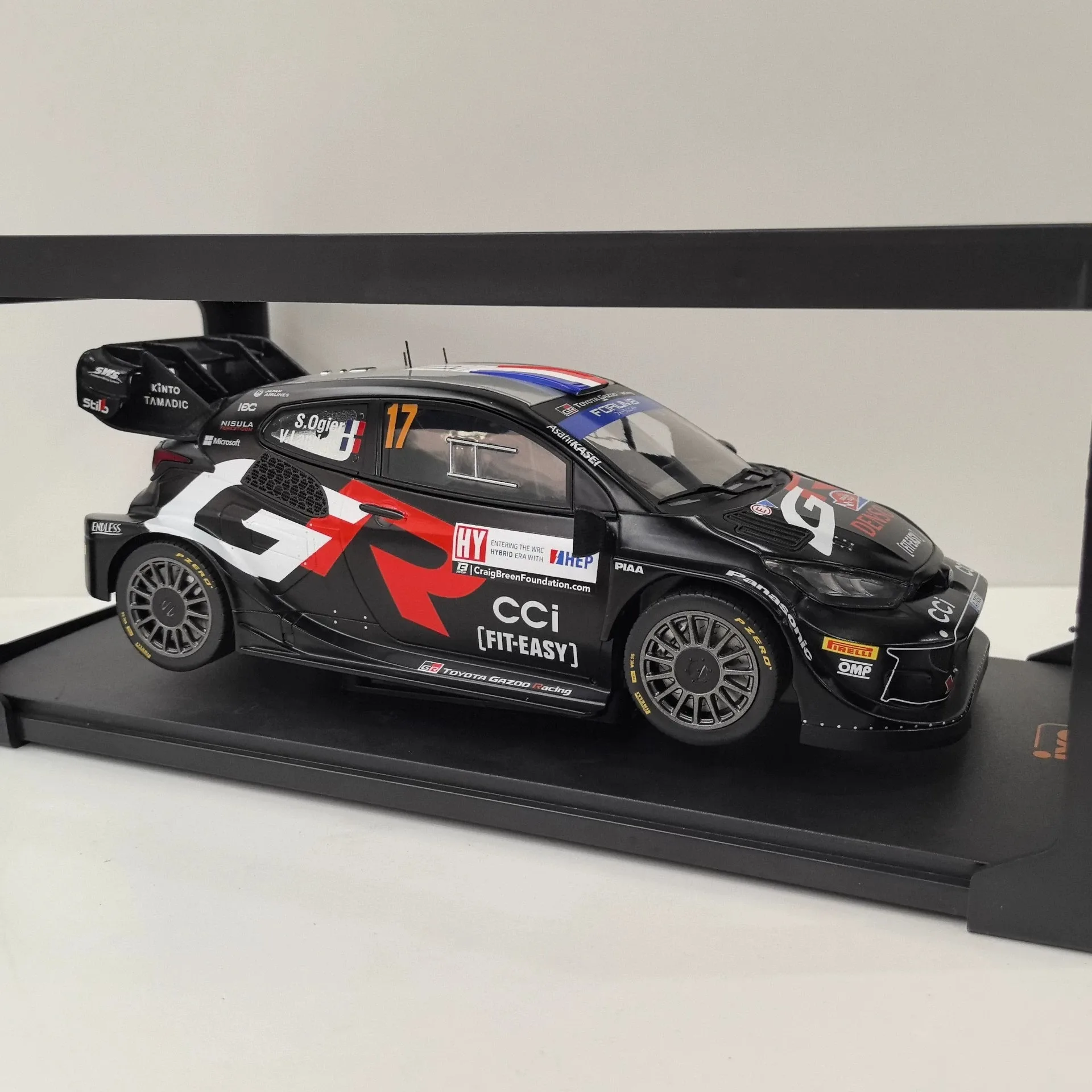 1:18 Scale Toyota GR Yaris #17 2024 Diecast Model 4 1:18 Scale Toyota GR Yaris #17 2024 Diecast Model - Image 4