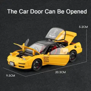 White Honda NSX Diecast Model 1:22 Scale 13 S0aad34adebf842928039a9aa6a37b847D