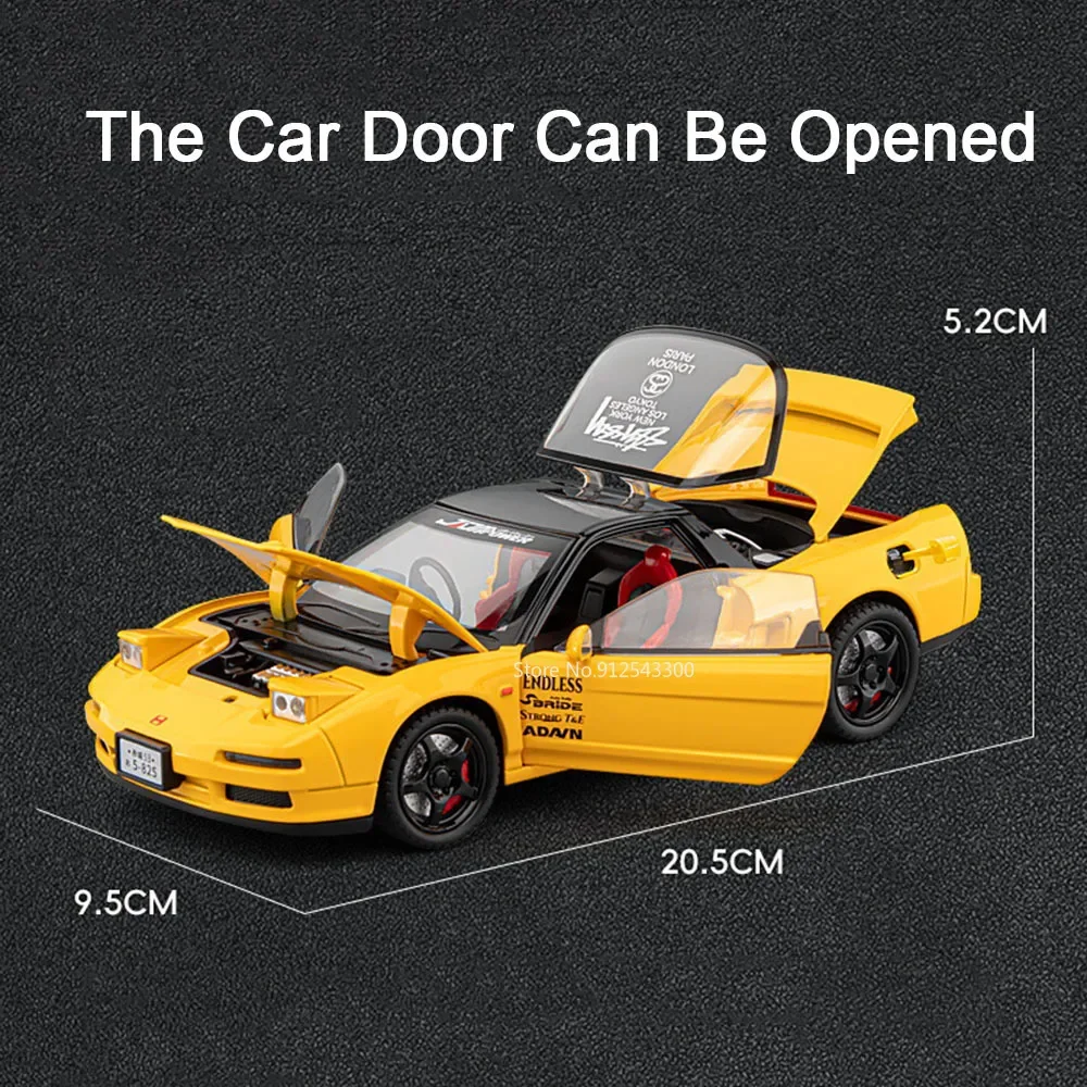 White Honda NSX Diecast Model 1:22 Scale 4 White Honda NSX Diecast Model 1:22 Scale - Image 4