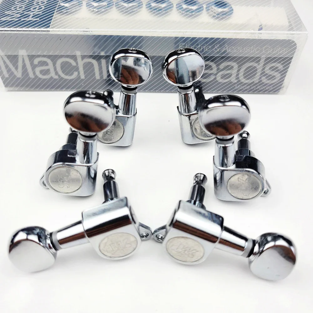 Wilkinson WJN-05 Chrome Guitar Tuners Set 6 Wilkinson WJN-05 Chrome Guitar Tuners Set - Image 6