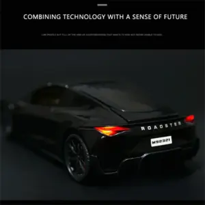 1:24 Alloy Sports Car Model with Sound and Lights 15 S0ad23842f6654c20a79f1bc5e2c4b965X