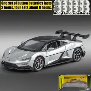 Red 1:32 Scale Diecast Supercar with LED Lights 19 S0ad23a3816514c47b85a0da6ae56beecr