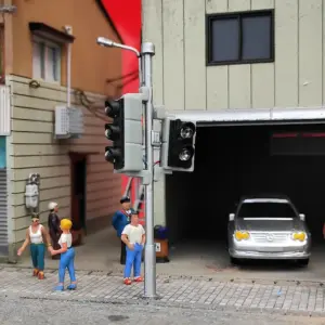 HO Scale Miniature Traffic Light with LED Signals 11 S0adcc2982b244099b0c0e16521ecbdf26