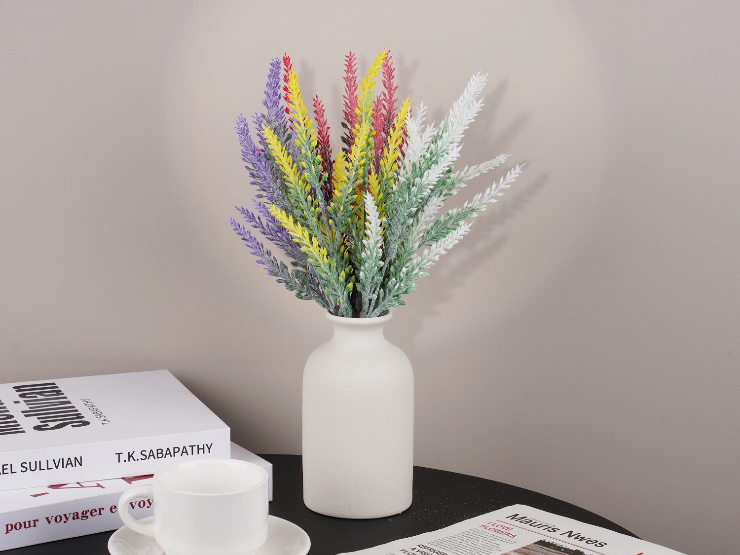 Artificial Lavender Flower Set for Home Decor 4 Artificial Lavender Flower Set for Home Decor - Image 4