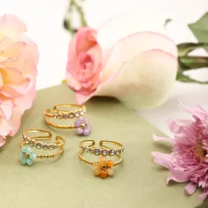 Stainless Steel Multi-Layer Gold Women's Ring 12 S0b03715c88154e1d9ceef42976569ed8e