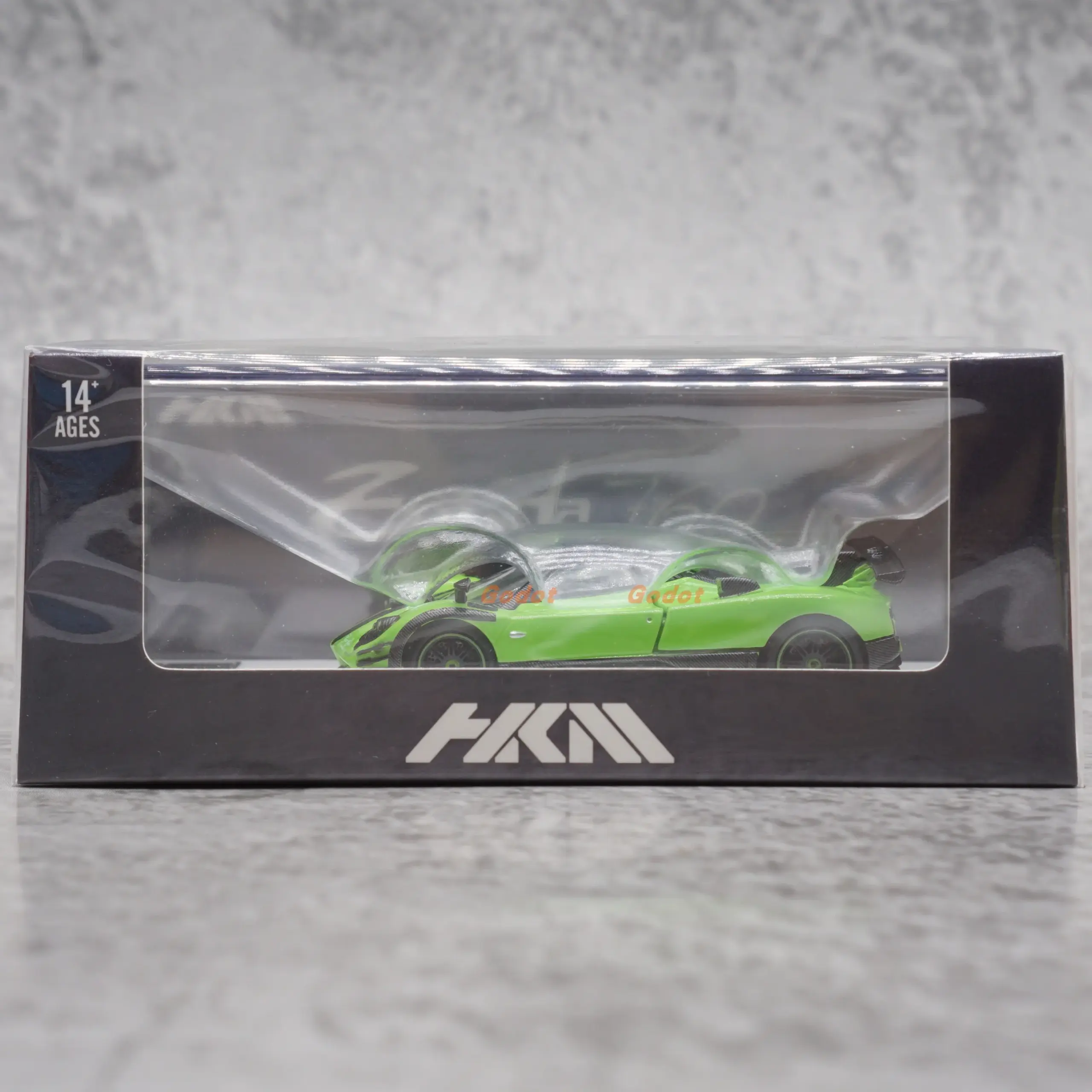 Vibrant Green Pagani Zonda Diecast Model 7 Vibrant Green Pagani Zonda Diecast Model - Image 7