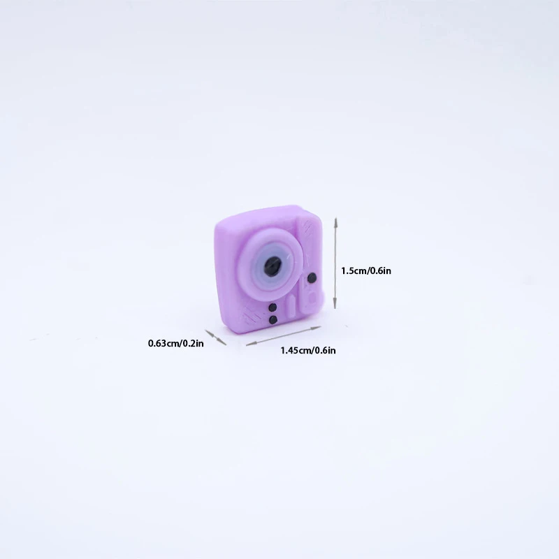 Pastel Blue Miniature Camera for Dollhouses 7 Pastel Blue Miniature Camera for Dollhouses - Image 7