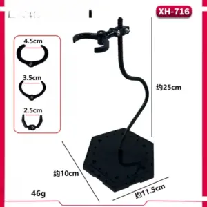 Black Action Figure Support Stand for 6-12 Inch Models 12 S0b1de7f1a8fb490dafd4b2932fcc7634q
