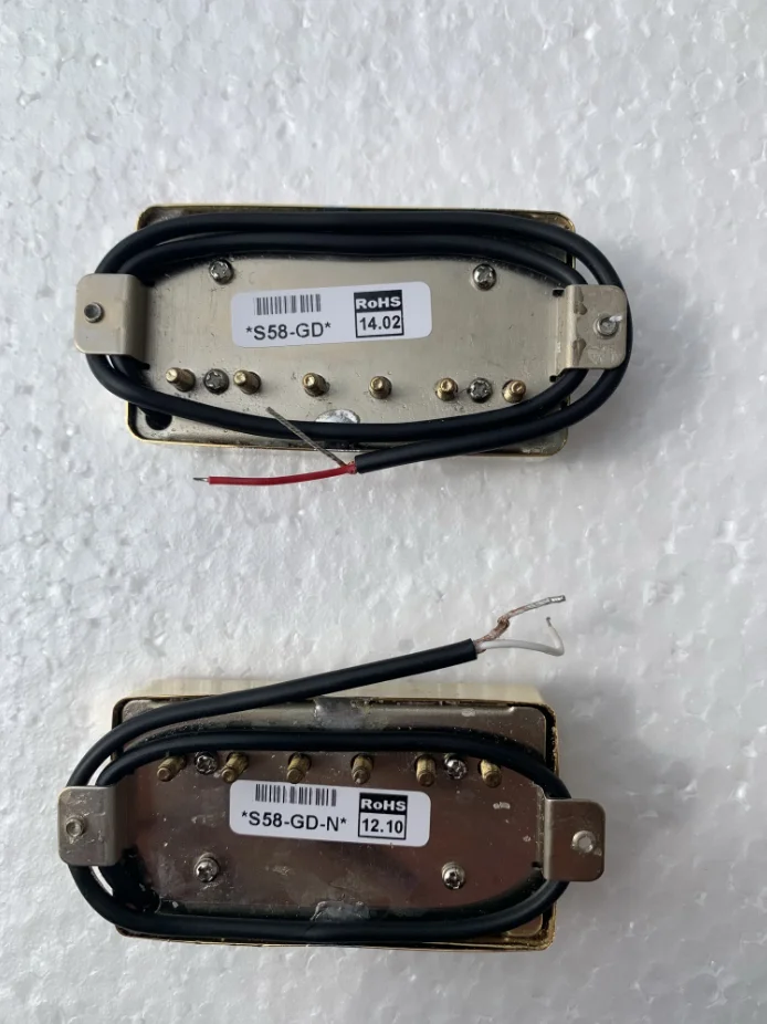 Gold S58 Humbucker Pickups for Guitars 2 Gold S58 Humbucker Pickups for Guitars - Image 2